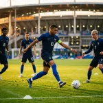 Franska landsliðið í knattspyrnu með Mbappé undirbúið fyrir HM 2026