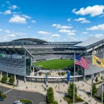 MetLife Stadium í New Jersey sem hýsir úrslit heimsmeistaramótsins 2026
