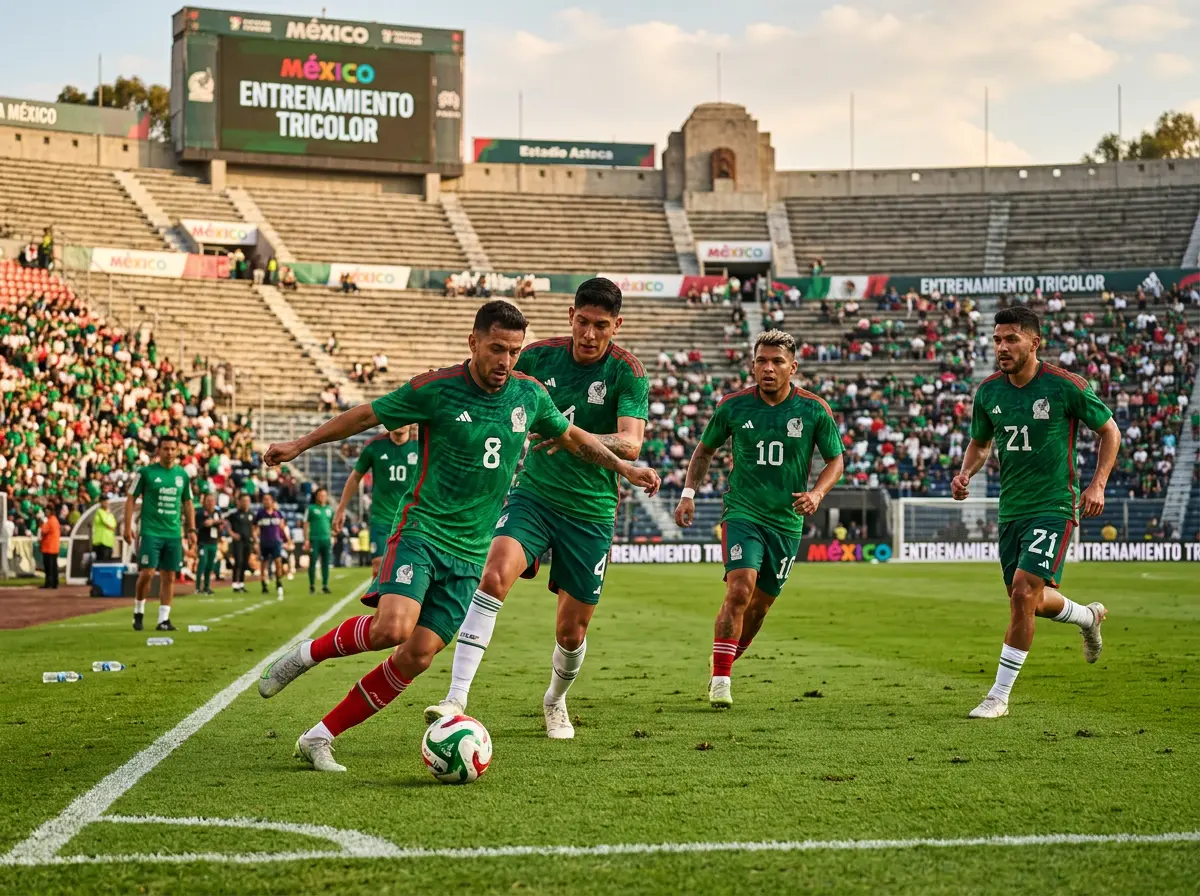 Mexíkóska landsliðið undirbúið fyrir HM 2026 heima