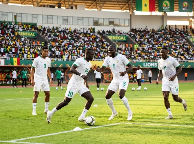 Senegalska landsliðið undirbúið fyrir HM 2026